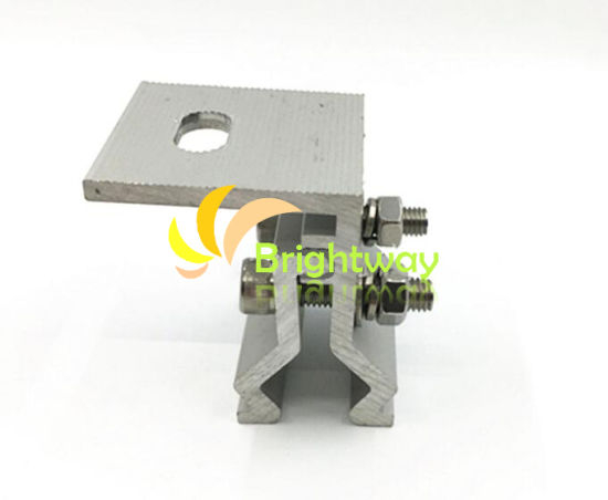 Aaj001 Aluminum Clamping for Roof Colour Steel Tile Solar System Installation