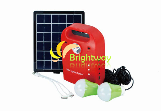 5W Indoor Home Solar System with Bulbs Kit Lighting for Camping Christmas
