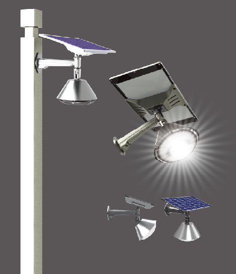 Good Quality High Lumen Factory Price 30W Post Light Solar Intergrated Light Wireless