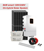 Solar on Hybrid System for Home Or Farm Use 8kW 24kWh battery storage 500W solar panel