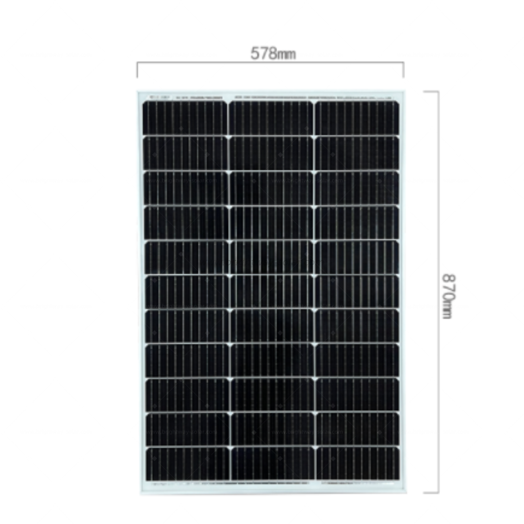 Brightway Solar Hot Selling 120W Mono Solar Panel Kit