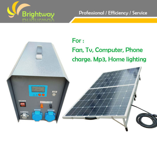 DC Portable Solar Power System Home Lighting System for TV Fan PC