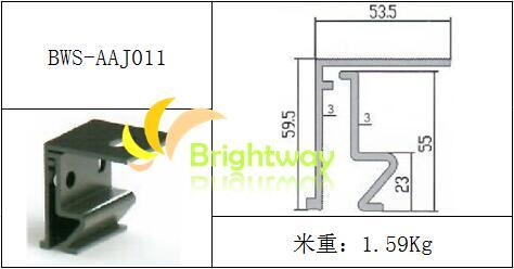 Aaj011 Aluminum Clamping for Roof Colour Steel Tile Solar System Installation