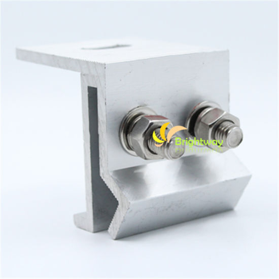 Aaj010 Aluminum Clamping for Roof Colour Steel Tile Solar System Installation