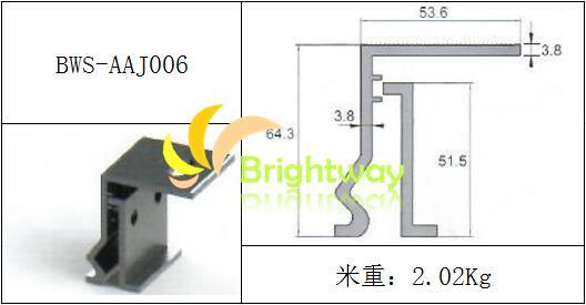 Aaj006 Aluminum Clamping for Roof Colour Steel Tile Solar System Installation
