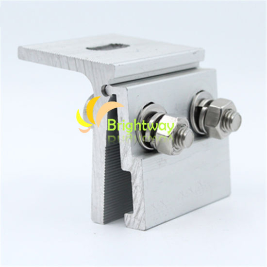 Aaj018 Aluminum Clamping for Roof Colour Steel Tile Solar System Installation