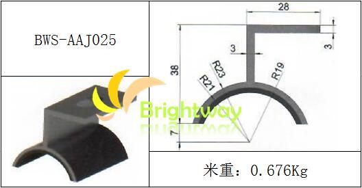Aaj025 Aluminum Clamping for Roof Colour Steel Tile Solar System Installation
