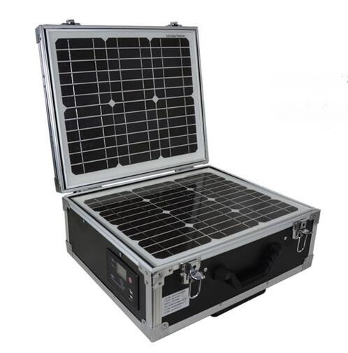 50W Solar Portable Box Power System