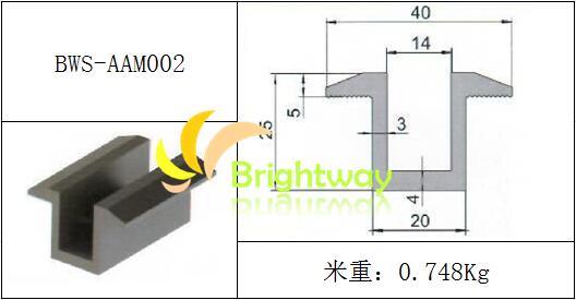 Aam002 Aluminum Middle Clamp for Solar Power System