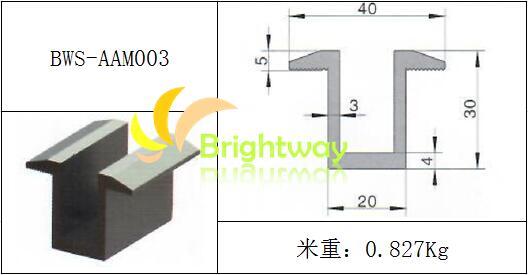 Aam003 Aluminum Middle Clamp for Solar Power System