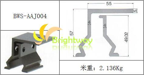 Aaj004 Aluminum Clamping for Roof Colour Steel Tile Solar System Installation