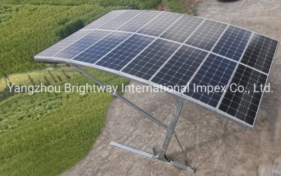 Steel Solar Carport of 1 Car 2 Cars 3 Cars for Residents and Commercials