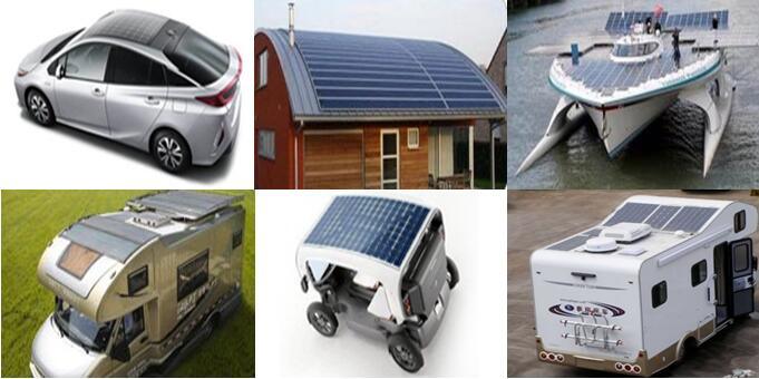 50W Semi Flexible Solar Panel/Monocrystalline Solar Module