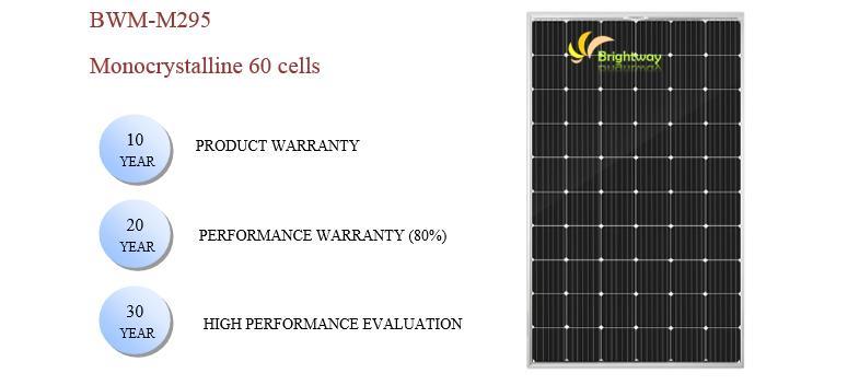 Solar Module Monocrystalline Silicon 295wp
