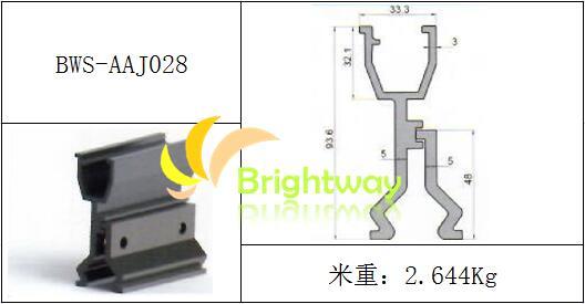 Aaj028 Aluminum Clamping for Roof Colour Steel Tile Solar System Installation