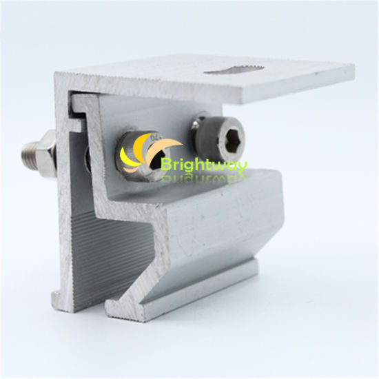 Aaj012 Aluminum Clamping for Roof Colour Steel Tile Solar System Installation