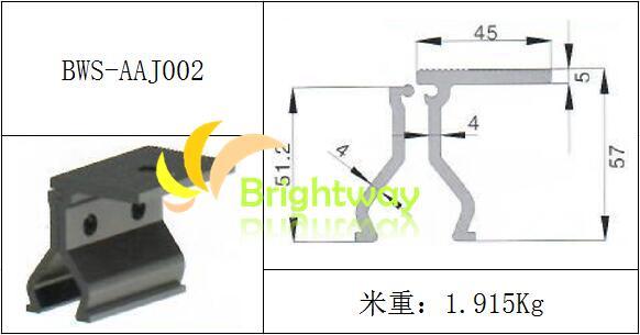 Aaj002 Aluminum Clamping for Roof Colour Steel Tile Solar System Installation