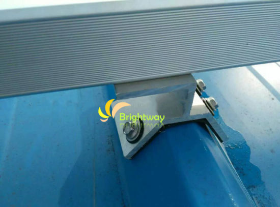 Aaj021 Aluminum Clamping for Roof Colour Steel Tile Solar System Installation
