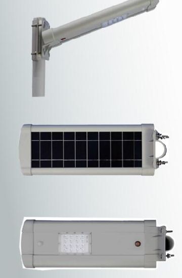 Outdoor Patio IP65 15W 20W 30W 40W 50W 60W LED Integrated Solar Street Light