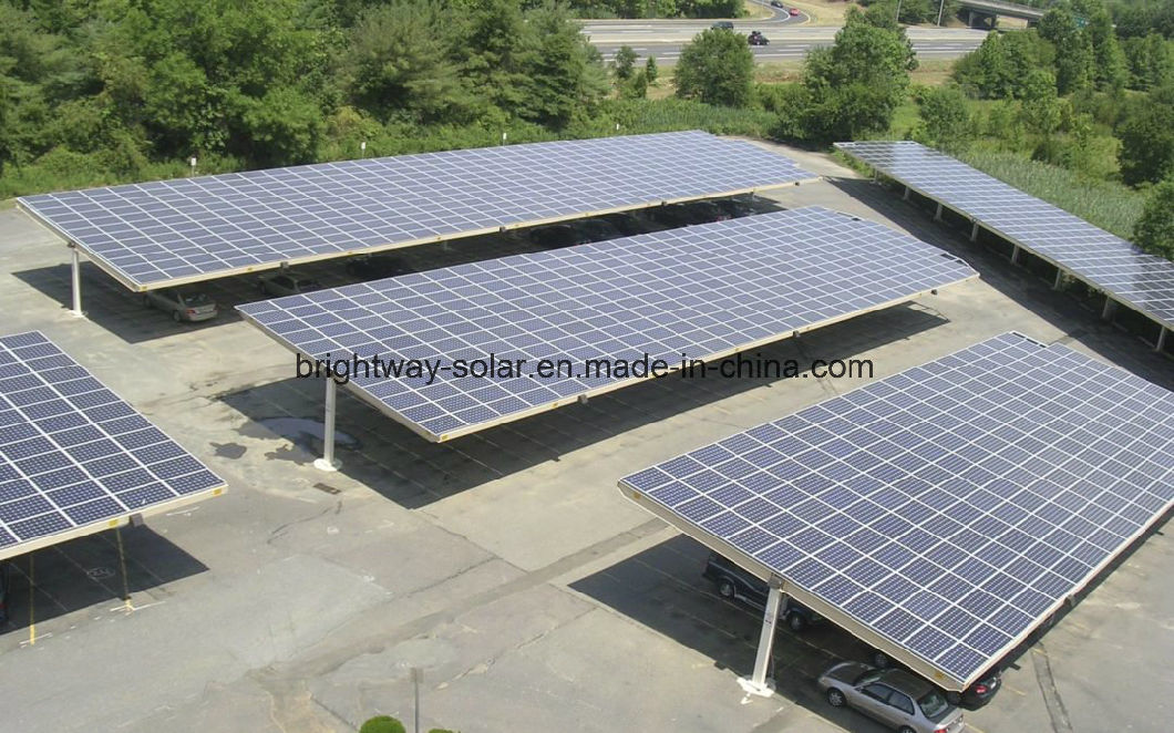 Solar Carport Beautiful Curve for 1 Car, 2 Cars, 3 Cars