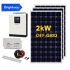 Half Cell Mono Solar Panel System 2kw 5kw 10kw off-Grid Power System