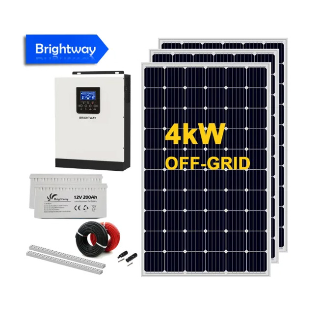 4kw Solar System 5kVA Solar Power System Professional Supplier