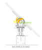 150kw Solar Linked Flat Single Tracker Structure