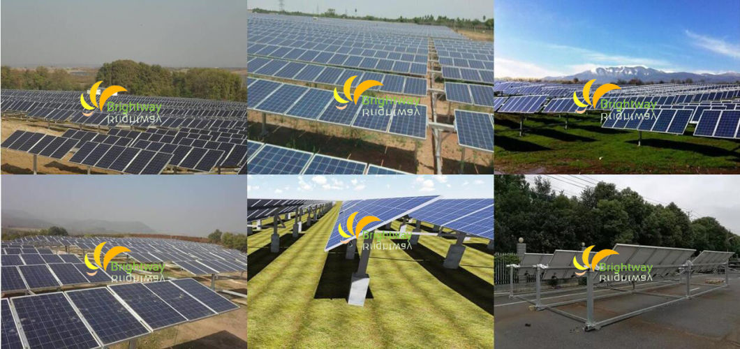 150kw Solar Linked Flat Single Tracker Structure