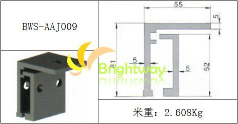 Aaj009 Aluminum Clamping for Roof Colour Steel Tile Solar System Installation