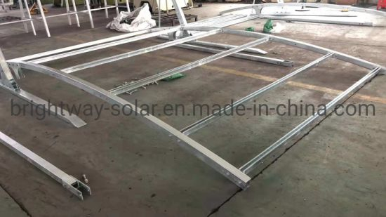 Solar Carport Beautiful Curve for 1 Car, 2 Cars, 3 Cars