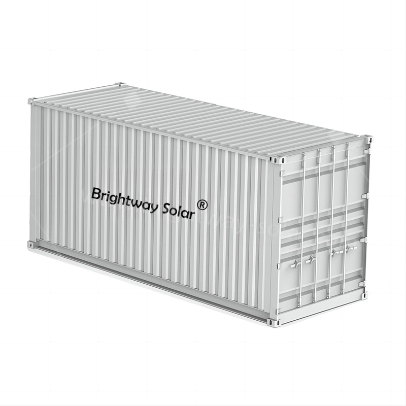 Brightway Solar 500kWh To 1MWH Industrial Solar Energy System Off Grid Solar Power System 