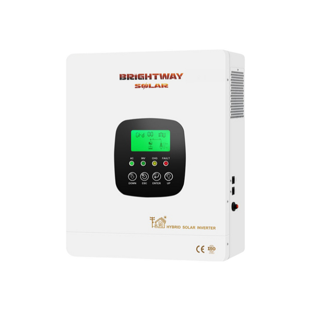 Brightway 6300W Dual Voltage Solar Inverter with MPPT and Hybrid Functionality