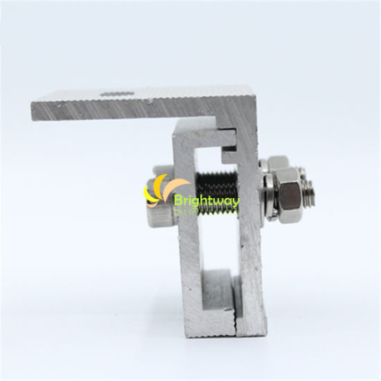 Aaj009 Aluminum Clamping for Roof Colour Steel Tile Solar System Installation