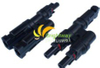 IP65 DC 1000V 30A Mc4 Two-in-One Plug/Socket Solar Cable Connector