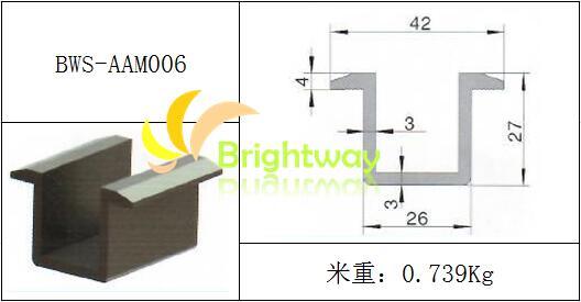 Aam006 Aluminum Middle Clamp for Solar Power System