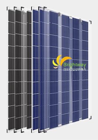 Dual Glass Transparent/Monocrystalline Solar Panel 300W