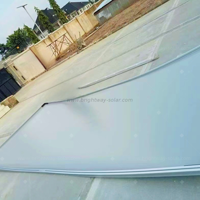 Brightway Solar Best Quality Triple Carport Solar System Aluminium Solar Roof Carport 