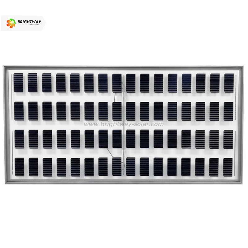 Brightway Transparent BIPV Double Glass PV Photovoltaic Solar Panel 200W