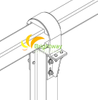 150kw Solar Linked Flat Single Tracker Structure