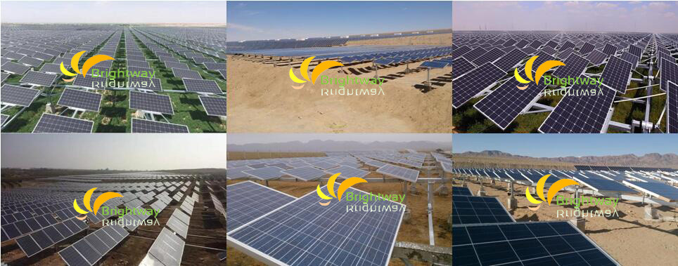 150kw Solar Linked Tilt Single Tracker System Solar PV Plant with Moniting System