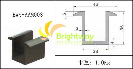 Aam008 Aluminum Middle Clamp for Solar Power System