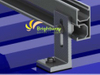 Aaj029 Aluminum Clamping for Roof Colour Steel Tile Solar System Installation
