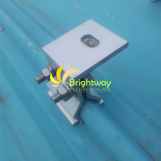 Aaj004 Aluminum Clamping for Roof Colour Steel Tile Solar System Installation