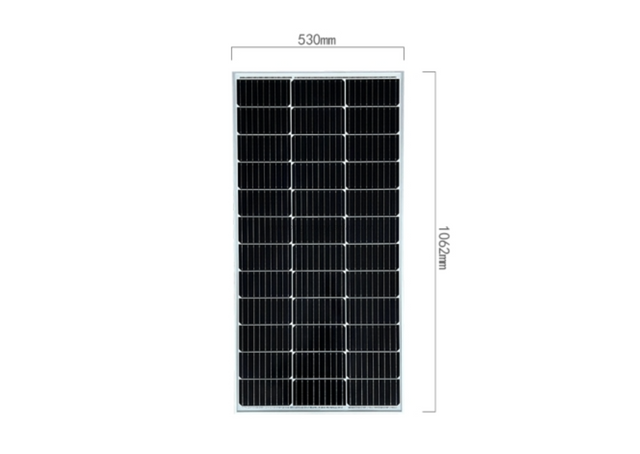 Brightway Solar 100W Portable Monocrystalline Home Roofing Solar Panel