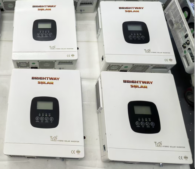 Brightway 6300W Dual Voltage Solar Inverter with MPPT and Hybrid Functionality