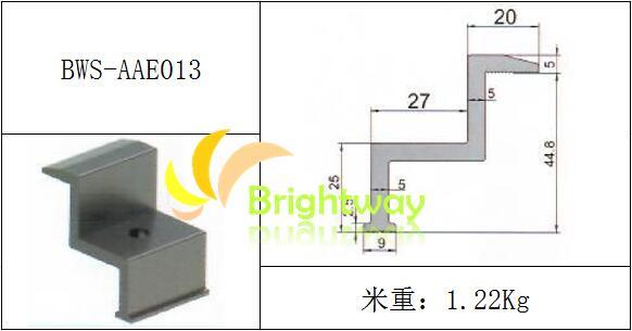 Aae013 Aluminum End Clamp for Solar Power System