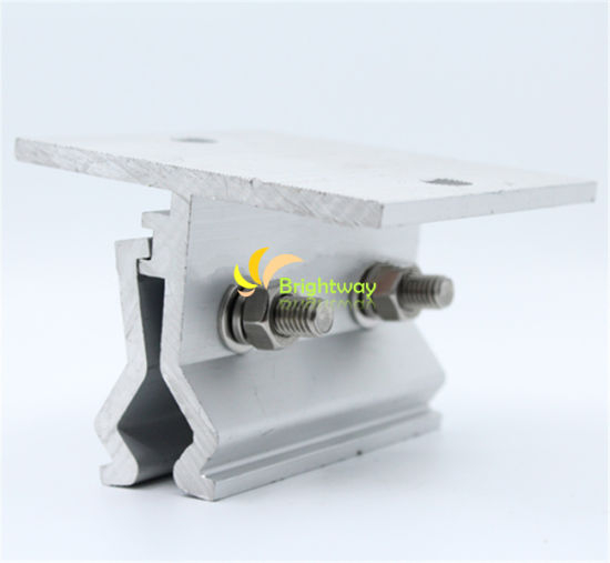 Aaj005 Aluminum Clamping for Roof Colour Steel Tile Solar System Installation