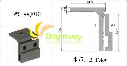 Aaj018 Aluminum Clamping for Roof Colour Steel Tile Solar System Installation