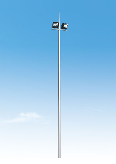High Praise Coated Columnar Steel 30m Lighting High Mast Pole Lamp