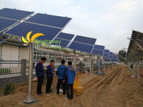 5000W 100kw Solar Tracker Solar Flat Single Axis Tracker PV System Price